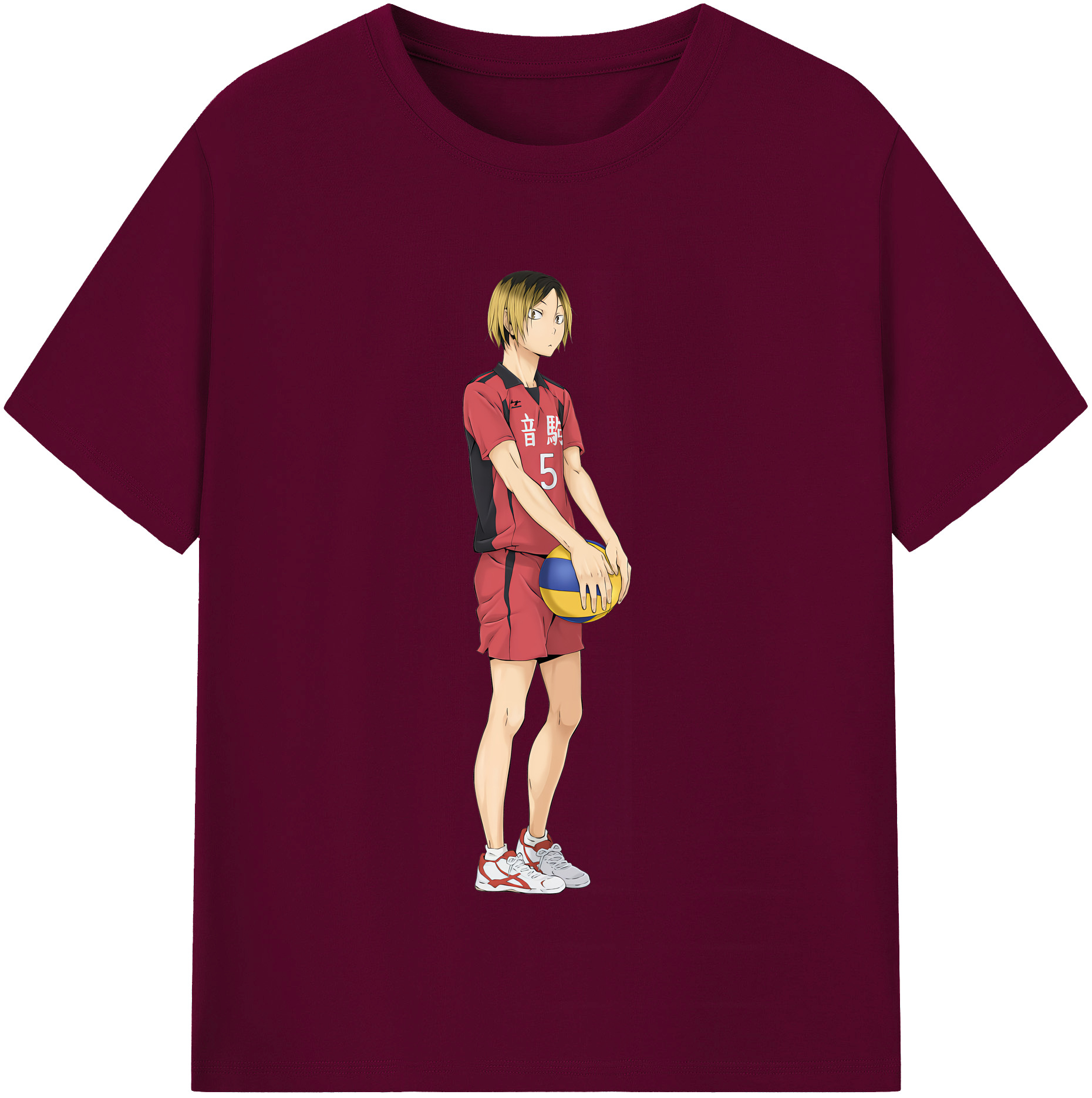 （画像用） ハイキュー!! Haikyu!! レディースカジュアルプリントTシャツ（綿100％）